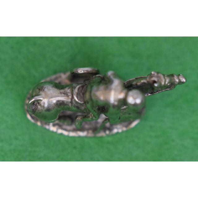 Polo Player Silver Medal Placecard Holder For Sale - Image 4 of 4