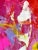 Abstract Large Original Abstract Painting "Street Candy" Signed Arlene Carr For Sale - Image 3 of 7