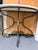 Vintage Wrought Iron Demi-Lune Console Table With Marble Top For Sale - Image 4 of 9