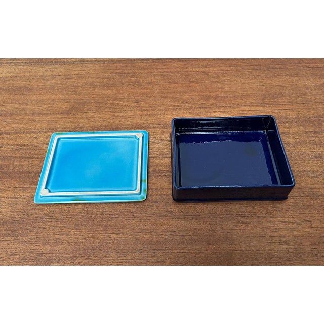 Mid-Century German Tosca Sorena 4711 Collectors Ceramic Box with Lid, 1960s For Sale - Image 9 of 18