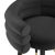 Betty Black Velvet Counter Stool For Sale - Image 4 of 7