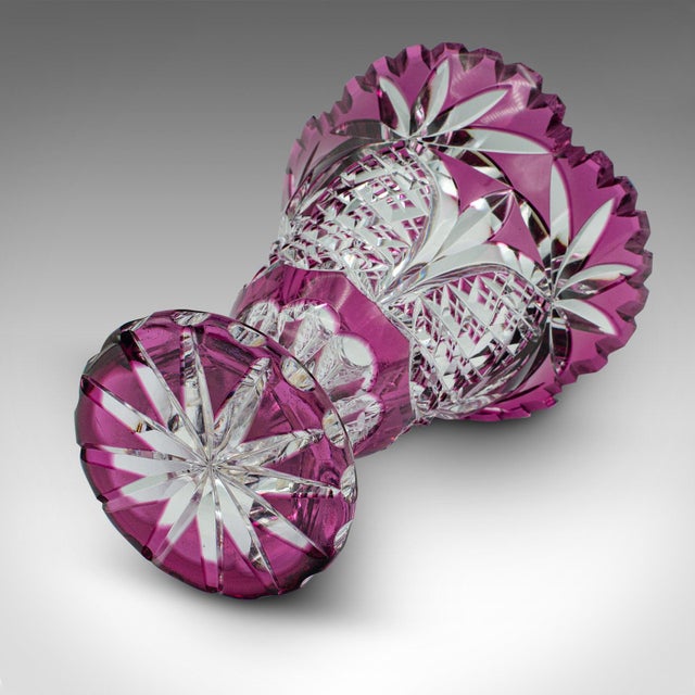 Purple 1880's Antique Decorative Vase For Sale - Image 8 of 12