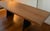 Wood Solid Walnut Dining Table With Blackened Oak Base For Sale - Image 7 of 9
