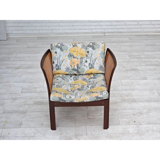 Danish Plexus Armchair in Teak and Mesh by Illum Wikkelsø for CFC Silkeborg, 1970s For Sale - Image 9 of 18