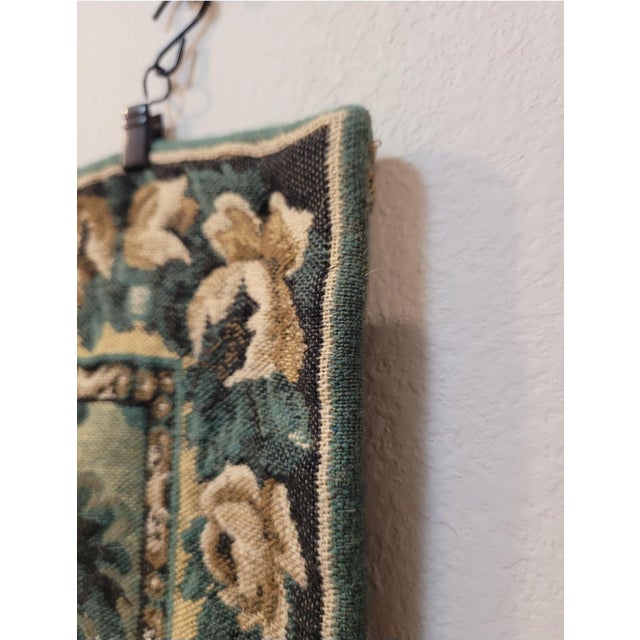 Late 20th Century Belgian Woven Hunting Scene Tapestry For Sale In Mobile - Image 6 of 12