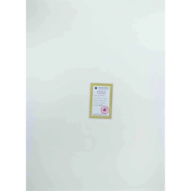 The Love is a beautiful colored lithograph realized by Stefania Guidi in 1993. Hand-signed in pencil on the lower right...