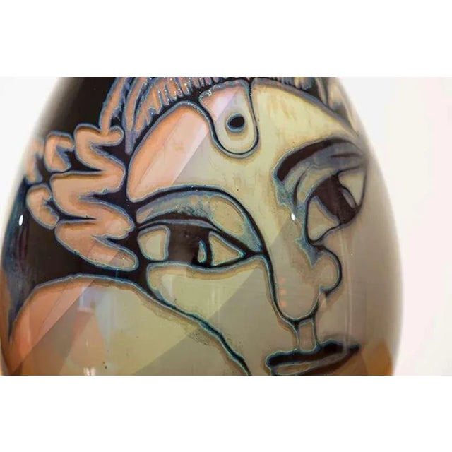 Orrefors Graal Vase by Eva Englund for Orrefors, 1987 For Sale - Image 4 of 7