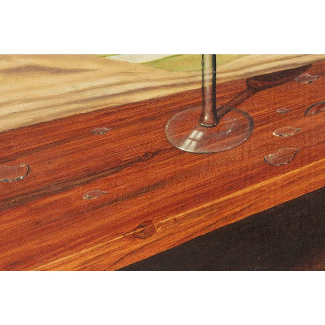 1980s Unknown, Untitled (Orange in a Broken Glass), 1985, Oil Paint For Sale - Image 5 of 7