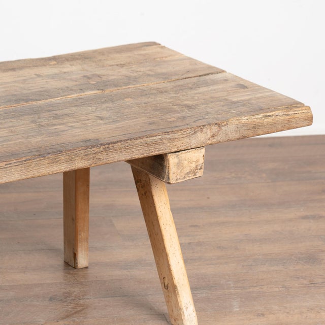 Wood Rustic 20th Century Hungarian Coffee Table For Sale - Image 7 of 8