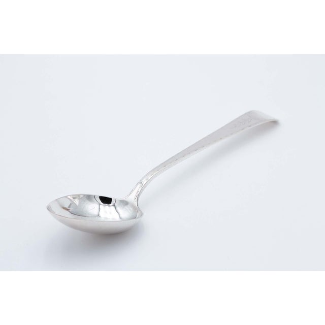 Silver Rice Spoon with Handle Engraving For Sale - Image 3 of 3