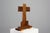 Wood Belgian Crucifix in Oak and Copper, 1920 For Sale - Image 7 of 13