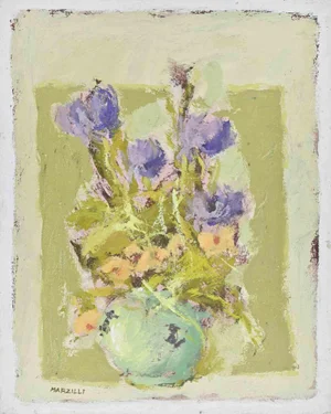 Franco Marzilli, Still Life, Oil Painting, 1970s