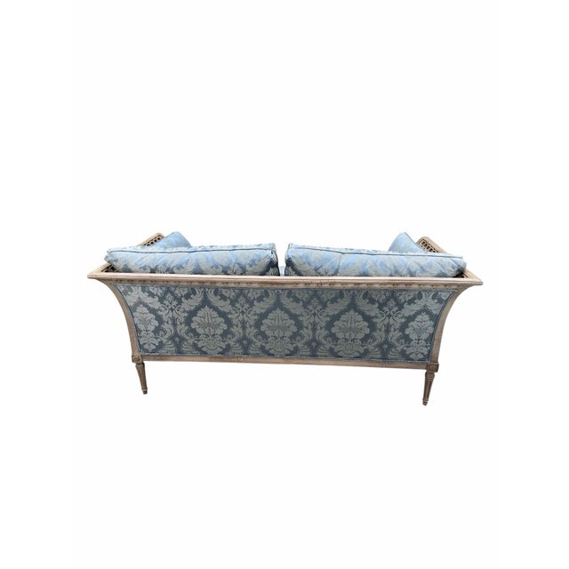 Late 20th Century Hollywood Regency / Neoclassical Style Sofa by TRS Furniture, Inc. For Sale In Chicago - Image 6 of 12