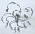 Large Vintage Helix Ceiling Light from Cosack For Sale - Image 13 of 15