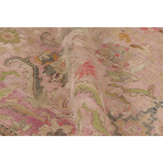 Contemporary Persian Inspired Floral Medallion Rug, by Rug & Kilim, India For Sale - Image 10 of 12