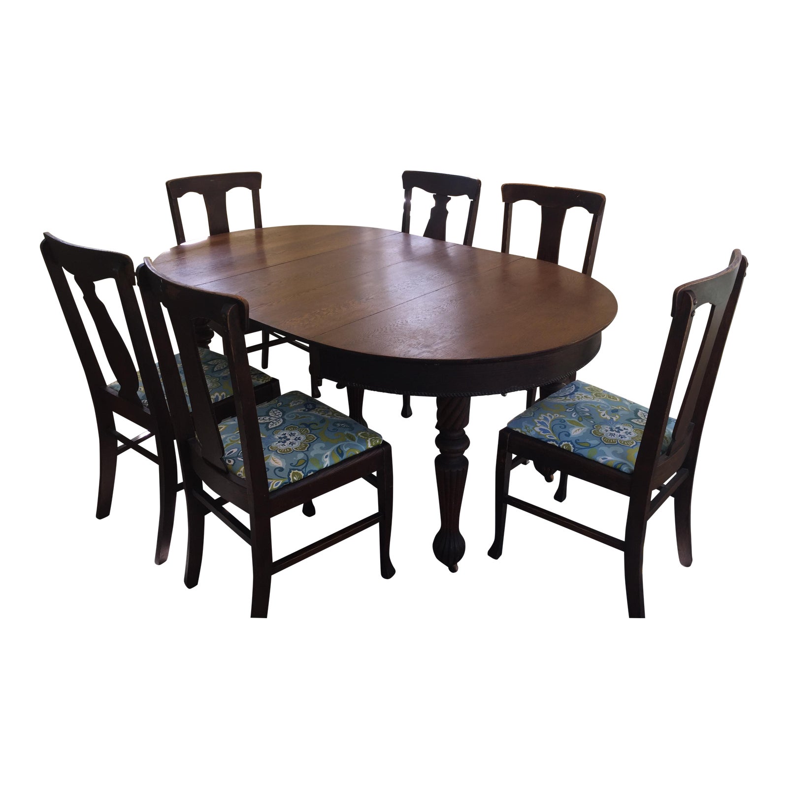 Antique Mission Style Oak Extension Dining Table Only No Chairs