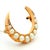 Antique Victorian 15k Gold Pearl Crescent Moon Brooch For Sale - Image 11 of 15