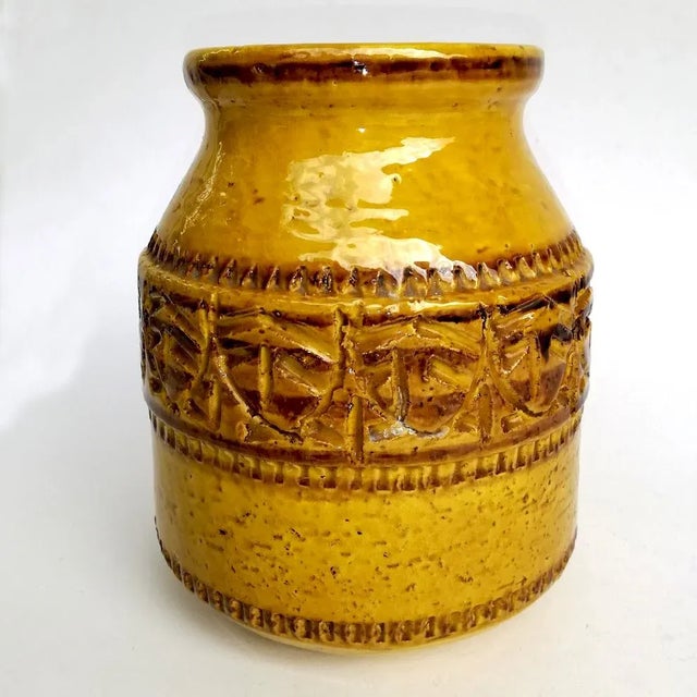 Mid-Century Italian Ceramic Vase by Caruso for SIC For Sale - Image 9 of 9