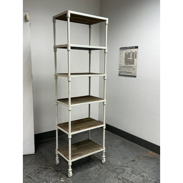 Industrial Luay Al-Rawi for Restoration Hardware Dutch Industrial Narrow Single Shelving For Sale - Image 3 of 12