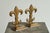 Fleur-De-Lis Bookends in Patinated Brass, 1960s, Set of 2 For Sale - Image 3 of 13