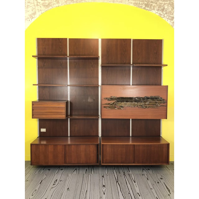 Mid-Century Modern Modular Sheving System by Osvaldo Borsani for Tecno, Italy, 1960 For Sale - Image 3 of 9