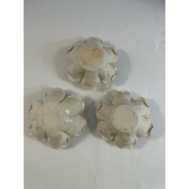 Late 20th Century Late 20th Century Flower Votives- Set of 3 For Sale - Image 5 of 6