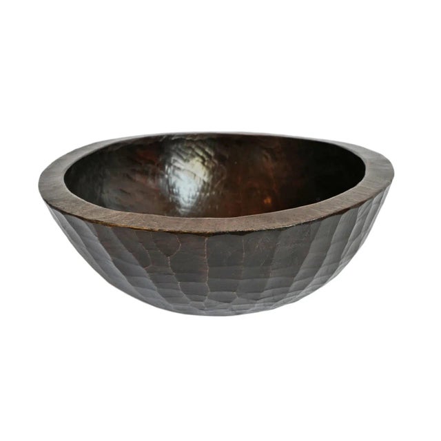 Old Wood Javanese Bowl For Sale - Image 4 of 4