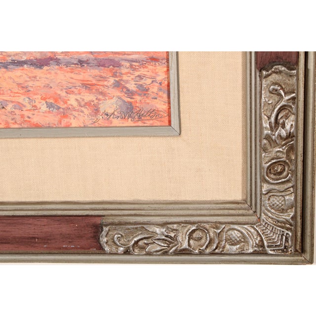 Large Desert Landscape Painting by John Hilton (1904-1983) For Sale - Image 11 of 11