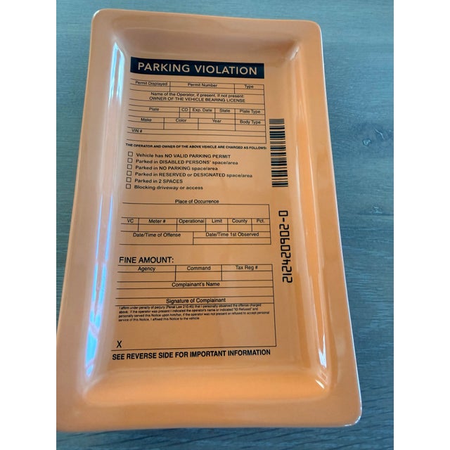 Whimsical Parking Ticket Tray For Sale - Image 4 of 7