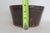 Brown 1899 Handmade Pottery Dish Dark Brown Glaze Salt Crock Bowl With Lip For Sale - Image 8 of 12