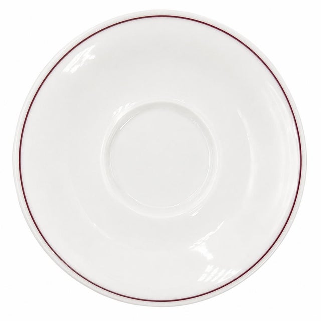 1980s Vintage Le Grand Colbert Paris Restaurant Demitassse Cup & Saucer For Sale - Image 5 of 9