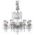 Fenice Crystal 8 Lights Chandelier in Polished Chrome and Glass by Aggiolight For Sale - Image 11 of 11