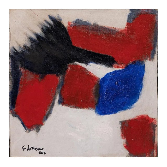 Giorgio Lo Fermo - French Flag - Original Oil Paint - 2013 For Sale