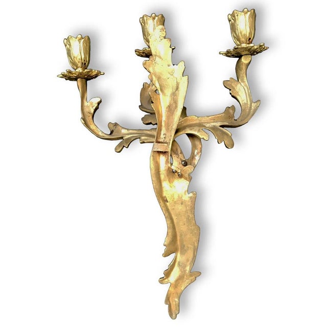 1920s Gilded Bronze Appliques, 1920s, Set of 2 For Sale - Image 5 of 11