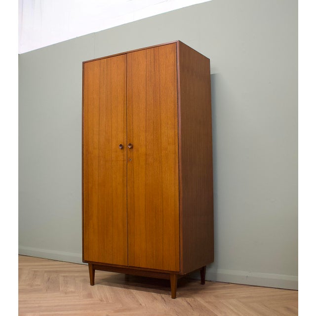 Mid-Century Modern Vintage Teak Wardrobe from Meredew, 1960s For Sale - Image 3 of 14