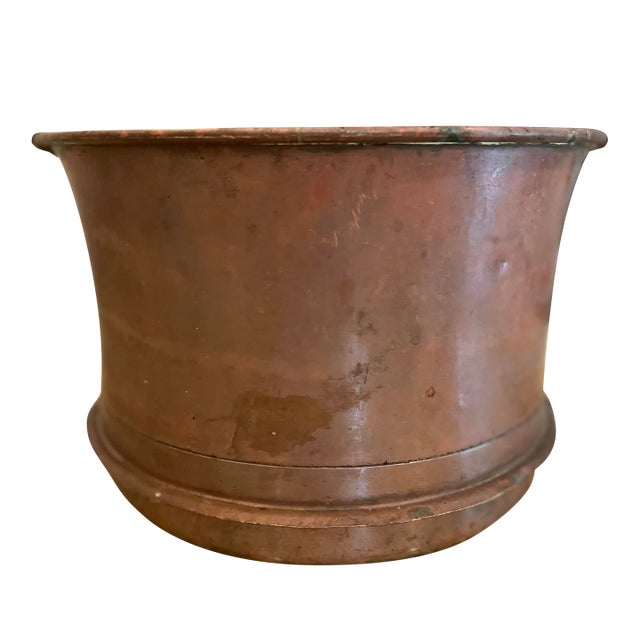Antique Late 19th Century French Copper Cooking Vessel For Sale