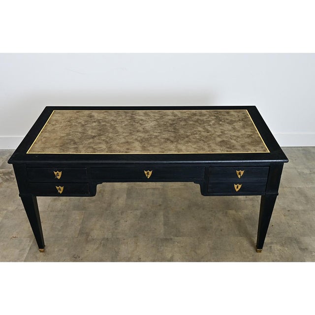 Black French 19th Century Directoire Style Ebonized Desk For Sale - Image 8 of 14