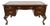 Sligh Carved Mahogany Leather Top Desk For Sale