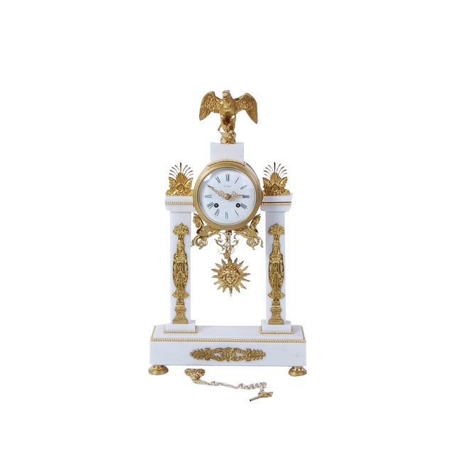 Napoleon III Grandfather Clock, 1970s For Sale