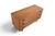 Mid 20th Century Low Six Drawer Teak Dresser With Leather Pulls For Sale In San Francisco - Image 6 of 8