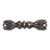 Vintage 1.625 In. Brass Drawer Flat Bridge Pull For Sale