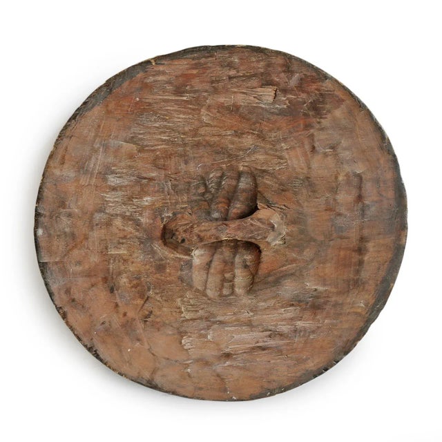 Vintage Round Zulu Shield For Sale - Image 4 of 4