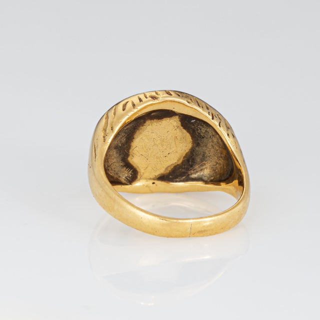 Vhernier Abbraccio Ring 18k Rose Gold Sz 6 Sculpted Cocktail Jewelry Signed For Sale - Image 4 of 7