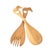 Early 20th Century Warthog Serving Spoon and Fork Set Kenya For Sale In Denver - Image 6 of 6