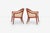Harvey Probber Set of Four Occasional Chairs, Salmon Lacquer & Cane, 1960c For Sale - Image 9 of 17