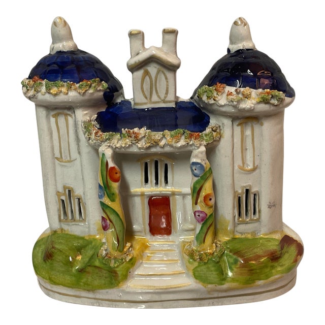 Vintage Staffordshire Manor House Figurine For Sale