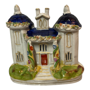 Vintage Staffordshire Manor House Figurine