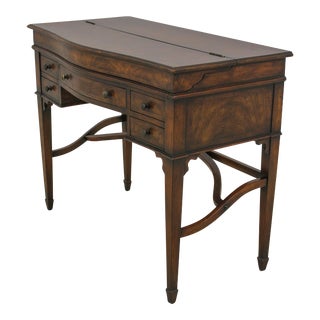 Theodore Alexander Flip Top Mahogany Writing Desk For Sale