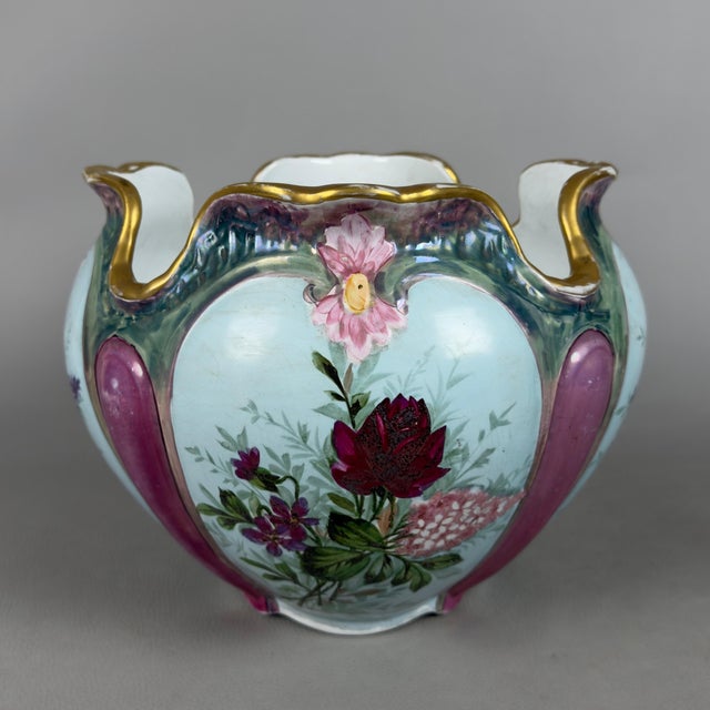 Antique Verbano Laveno Ceramic Vase, 1940s For Sale - Image 11 of 11