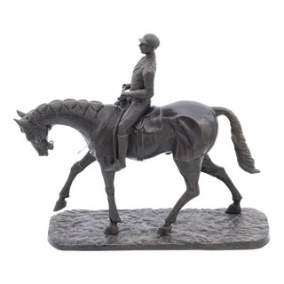 After Isidore Jules Bonhier, Jockey, Bronze For Sale